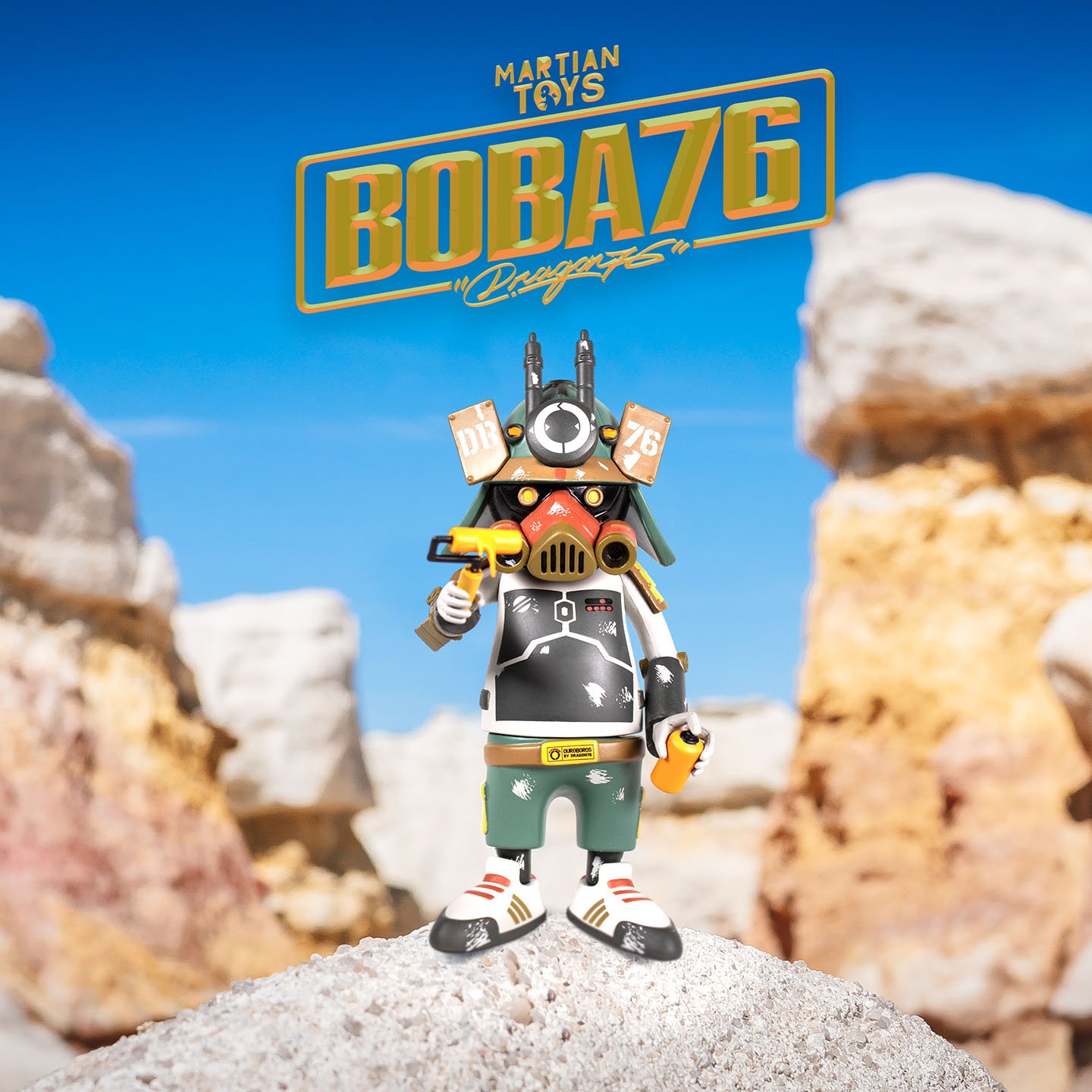The Blot Says...: BOBA76 Ouroboros Vinyl Figure by Dragon76 x